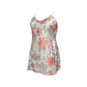 Peach Cattleya Orchid Valmode Slip Dress Negligee